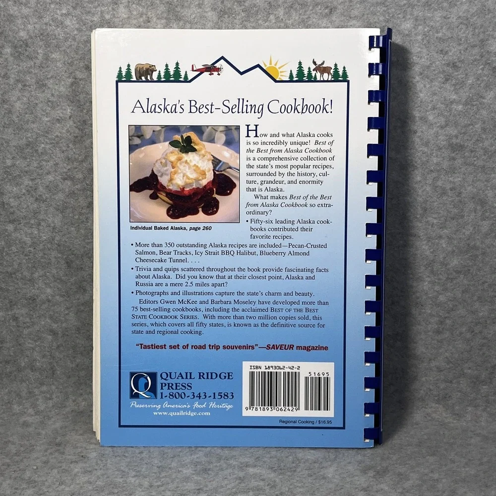 Best Alaska Cookbook Favorite Recipes Softcover Spiral Culture Travel Collection